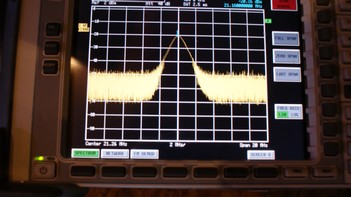 Leo had nog een analyzer meegenomen.